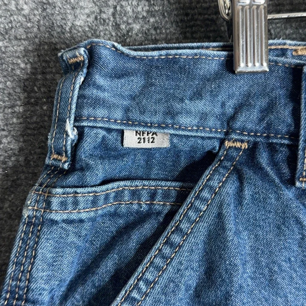 Carhartt FRB13 DNM Jeans Mens 40x30 FR Flame Resistant Carpenter Original Fit